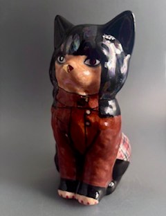 Dappled Sky - Clawdia Twinkleman cat figure